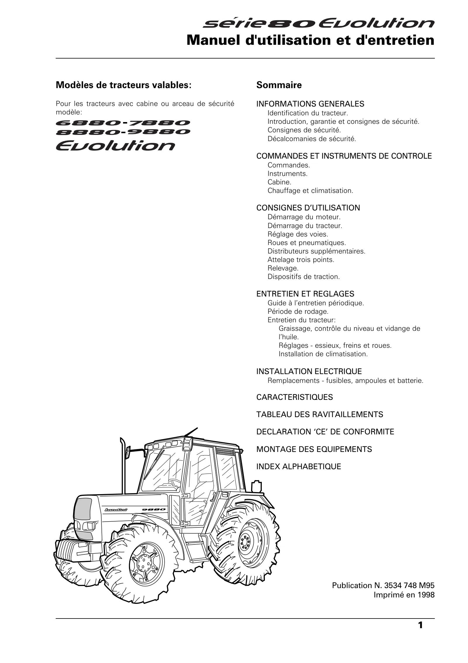 (4070) Serie 80 - Perkins - 6880-7880-8880-9880 โ Franรงais โ couverture