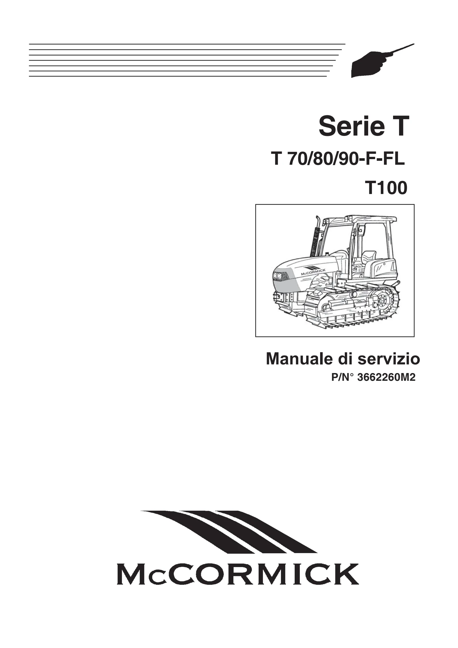 (CP00) Serie T - Perkins - T 70/80/90-F-FL T100 — Italiano — copertina