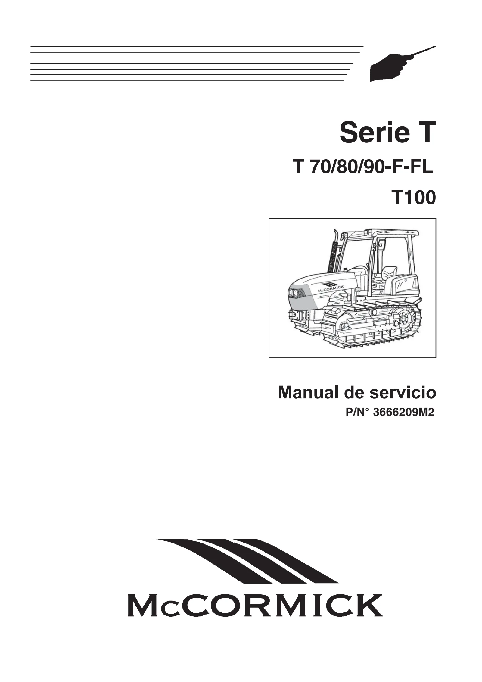 (CP00) Serie T - Perkins - T 70/80/90-F-FL T100 — Español — portada