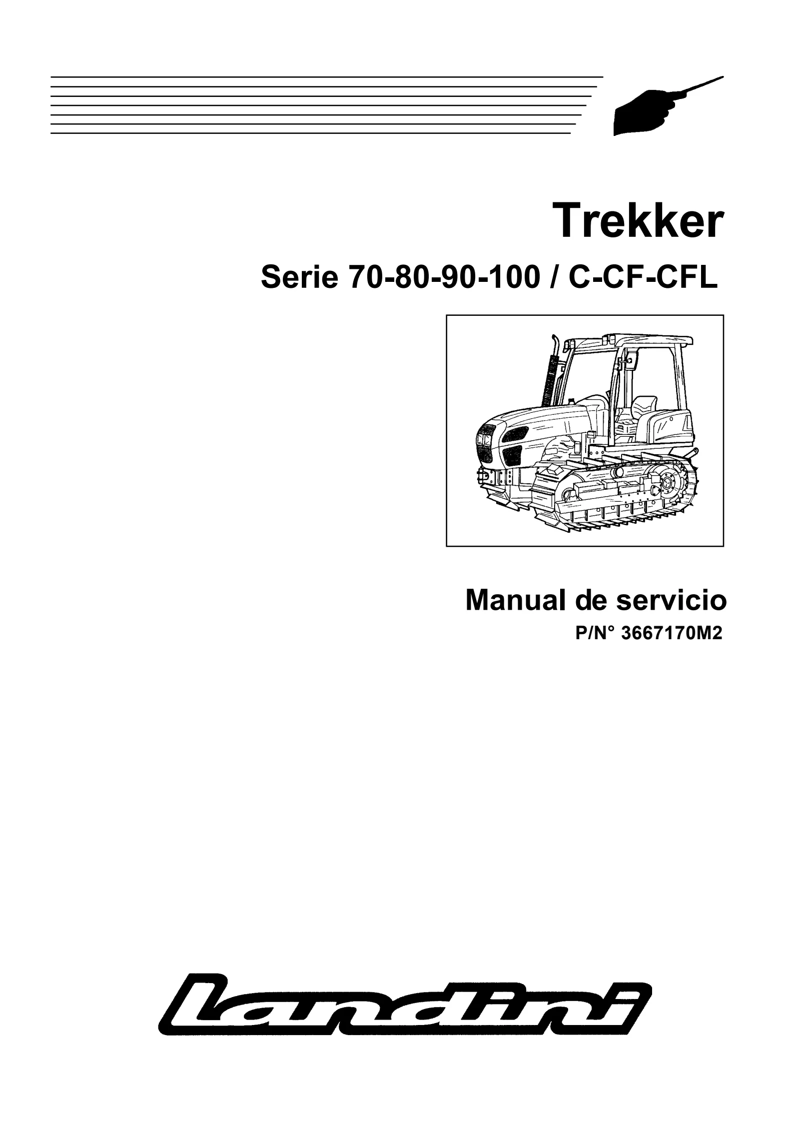 (CP00) TrekkerSTD - M2+ - Perkins Tier 1 - 70-80-90-100 / C-CF-CFL — Español — portada