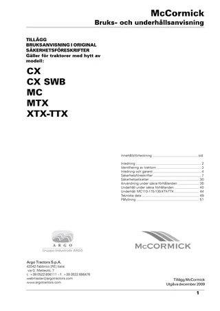 (RPC3-C4 ) CX - Tier 3 - 90-100-110-100SWB-105SWB — Svenska — omslag