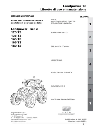 (RP74) Landpower - Tier 3 - 125-135-145-165-180 — Italiano — copertina