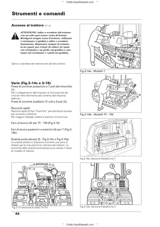 (CP03) Serie T - Perkins Tier 3 - T 80-F-M 90-F-M 100-F-M T105-F-M — Italiano — pagina di esempio 1