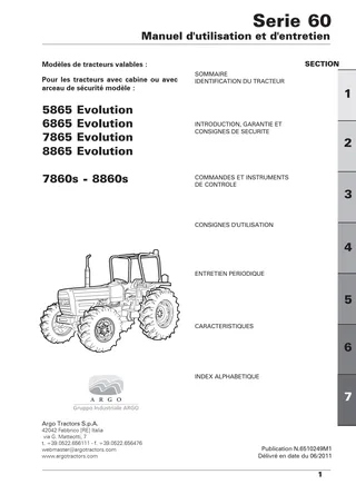 (RT61) Serie 60 - Perkins Tier 2 - 5865-6865-8865 7860s - 8860s — Français — couverture