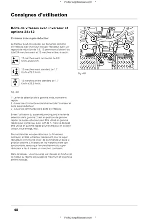 (RT61) Serie 60 - Perkins Tier 2 - 5865-6865-8865 7860s - 8860s — Français — page d'exemple 1