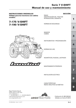 (RPE3) Serie 7 175-190 FPT T4 (6Cil.) - V-SHIFT — Español — portada