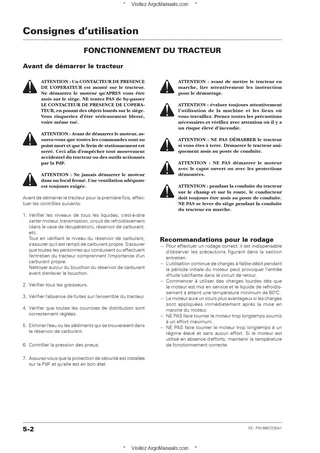 (RS13) X2 - 20-30-40 - STD/GE - Yanmar T3 — Français — page d'exemple 1