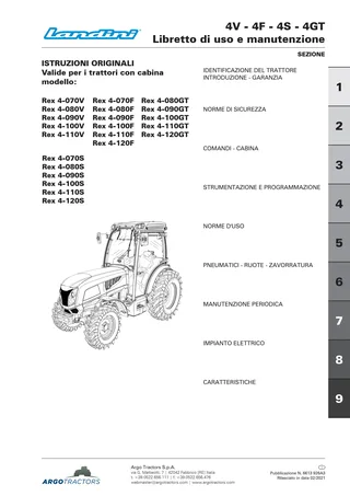 (RP57) Rex 4V-4F-4GT - DEUTZ 2.9 TCD L4 — Italiano — copertina