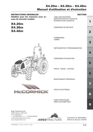 (RS55) X4m - 4.20-4.30-4.40 - Deutz 2.9 T4F — Français — couverture