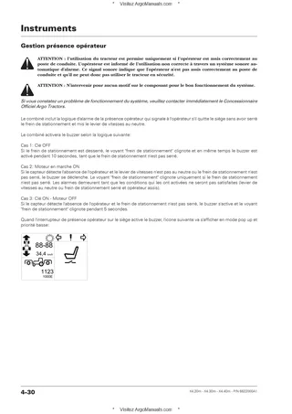 (RS55) X4m - 4.20-4.30-4.40 - Deutz 2.9 T4F — Français — page d'exemple 1