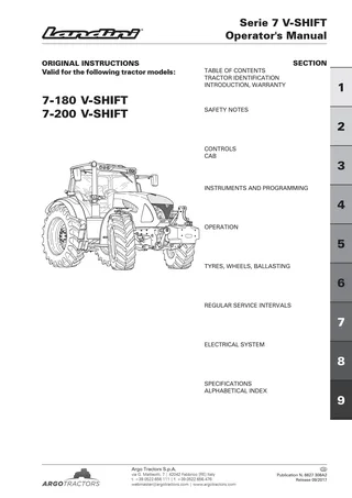 (RPE5) Serie 7 - 180-200 FPT T4F (6 Cil.) - V-SHIFT — English — cover
