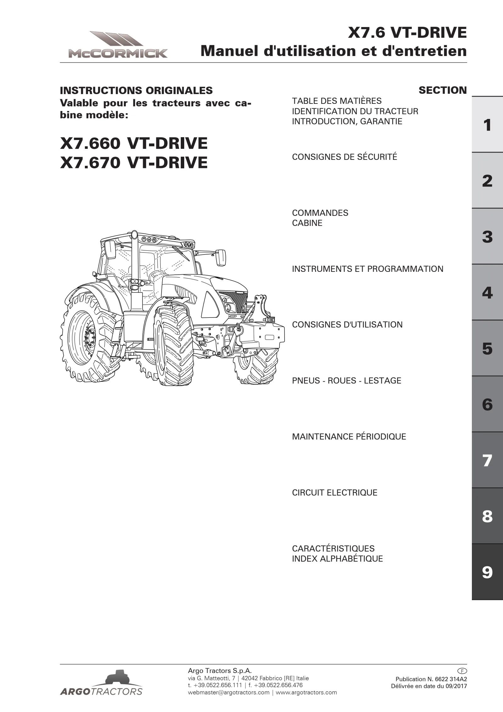 (RPE5) X7.6 - 660-670 FPT T4F (6 Cil.) - VT-DRIVE โ Franรงais โ couverture