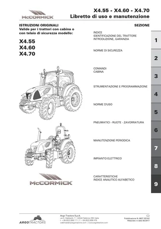 (RS52) X4 - 4.55-4.60-4.70 - Deutz 3.6 T4 - MR.167/2013 — Italiano — copertina