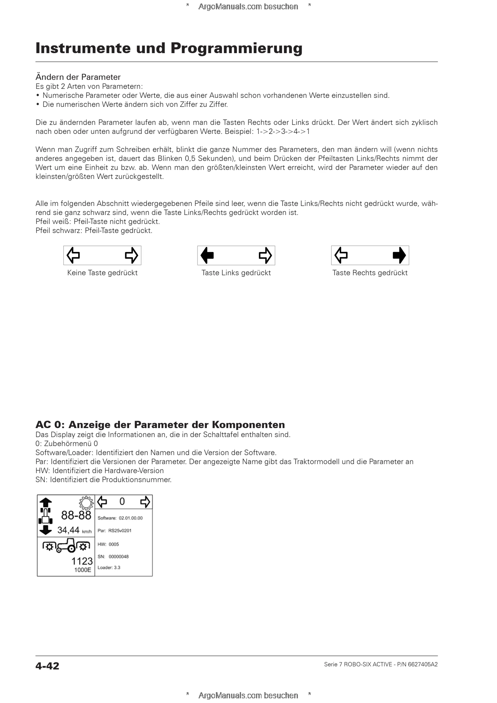 (RPD6) Serie 7 145-165-175 ROBO-SIX ACTIVE (T4-4 cil.) โ Deutsch โ Beispielseite 1