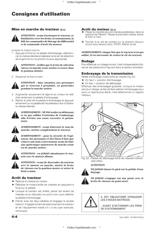 (RS02) Serie 4600 - 4630-4645-4655 ISM-ARM - 4645-4655 VRM - Yanmar - MR.167/2013 — Français — page d'exemple 1