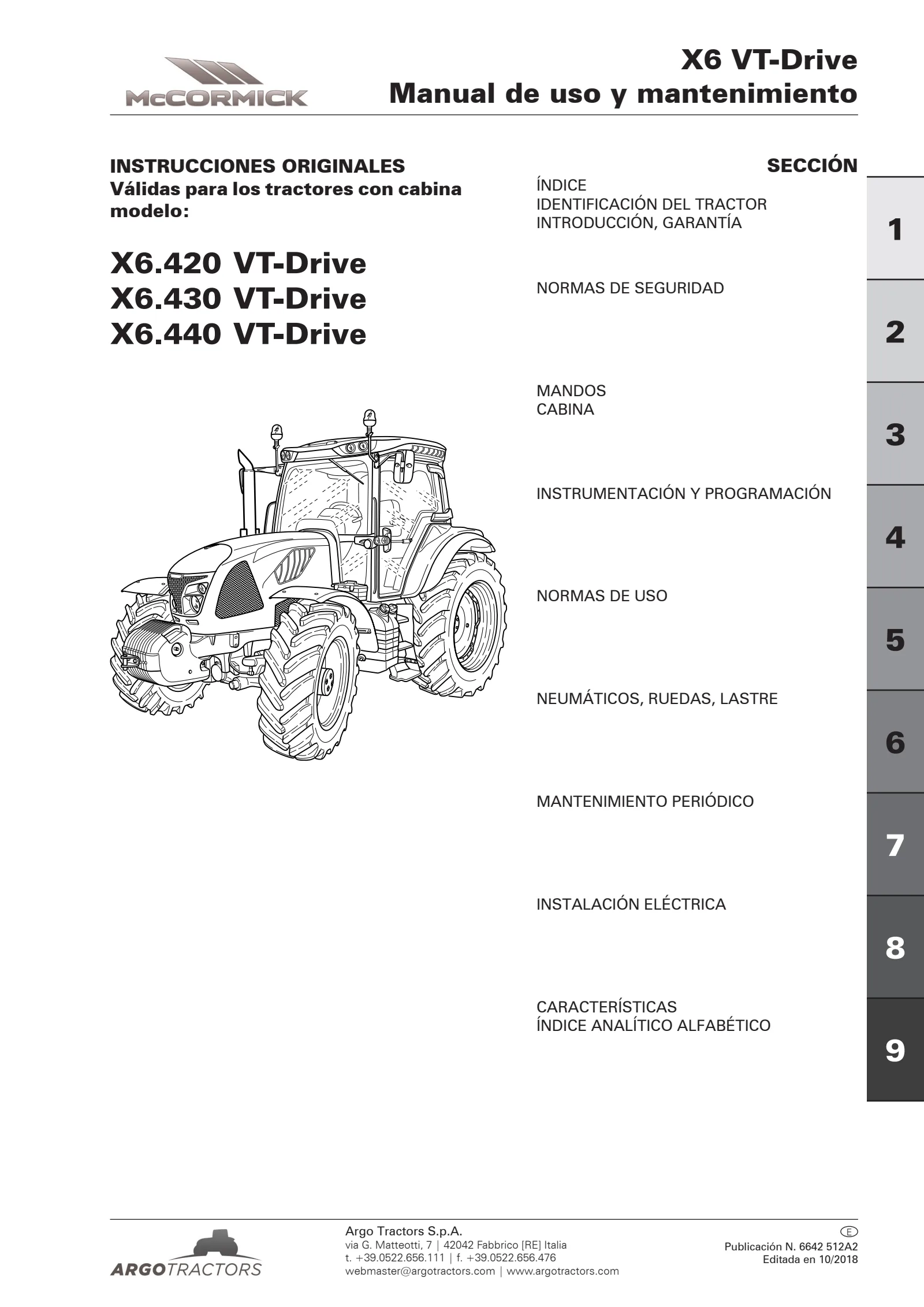 (RP6A) X6.420 - X6.430 - X6.440 VT-Drive (T4 - Engine Argo) โ Espaรฑol โ portada