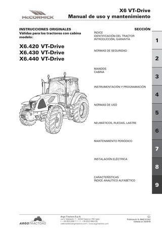 (RP6A) X6.420 - X6.430 - X6.440 VT-Drive (T4 - Engine Argo) โ Espaรฑol โ portada