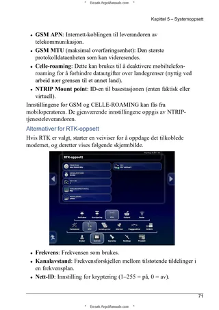 PSM - Precision Steering Management -Console X25- TOPCON (Landini) — Norsk — eksempelside 1