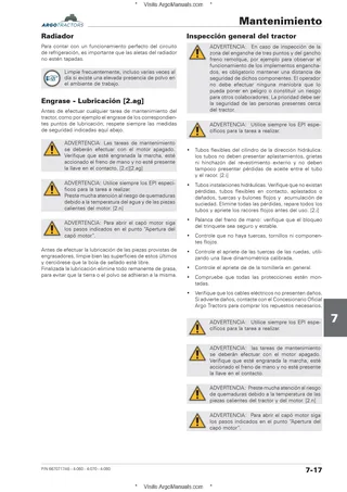 (RS58) Landini Serie 4 - 4-060 - 4-070 - 4-080 — Español — página de muestra 2
