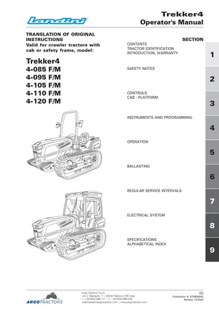 (CP05 - My2025) Trekker4 - 4-085 F/M - 4-095 F/M - 4-105 F/M - 4-110 F/M - 4-120 F/M — English — cover