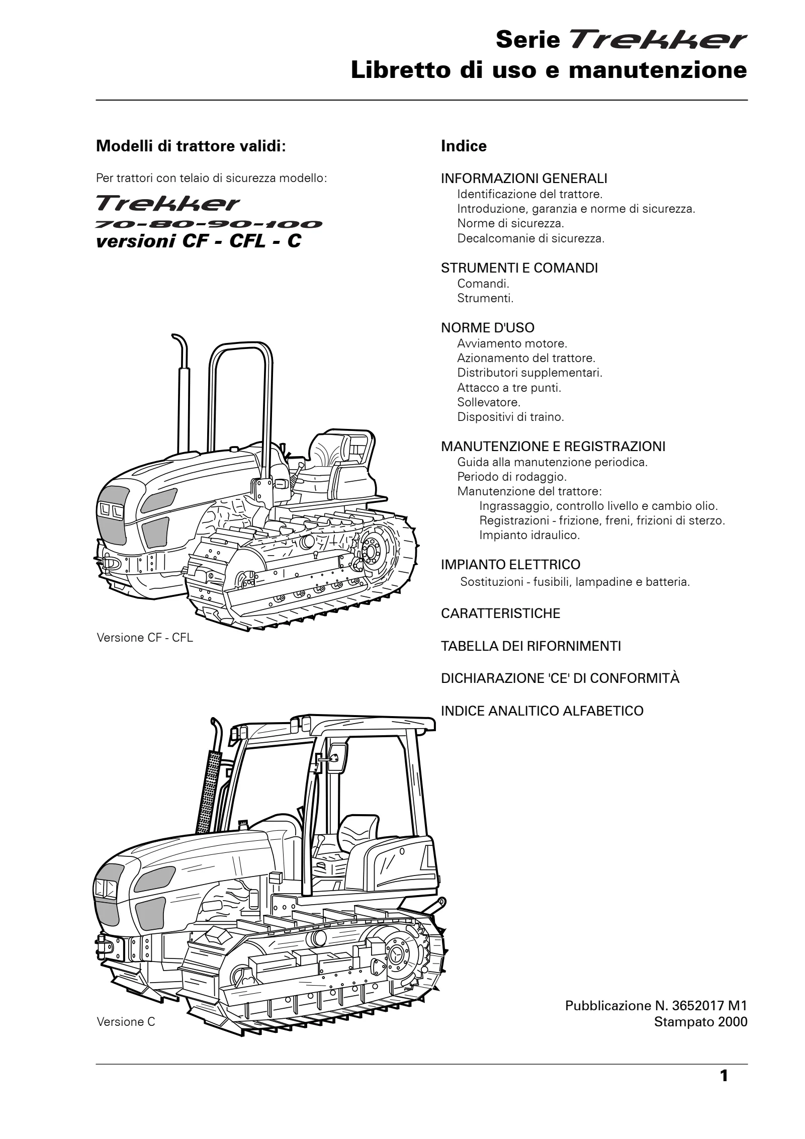 (CP00) Trekker - Perkins Tier1 - 70-80-90-100 / C-CF-CFL — Italiano — copertina